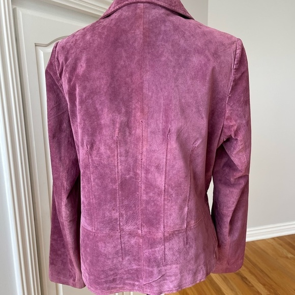 Pursuits ltd suede leather jacket blazer in a size large gorgeous color - Picture 7 of 16